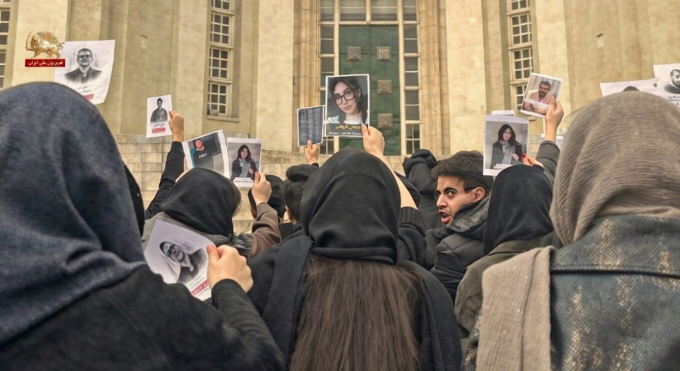 تحصن و اعتراض دانشجویان دانشگاه علوم پزشکی تهران در گرامیداشت دانشجوی شهید آیدا حیدری